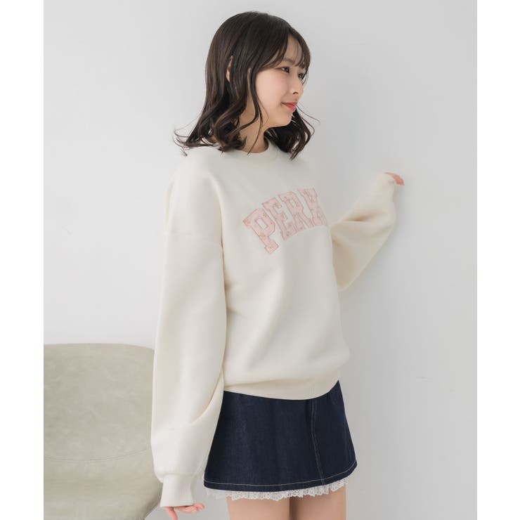 フラワーロゴトレーナー | RETRO GIRL | 詳細画像14 