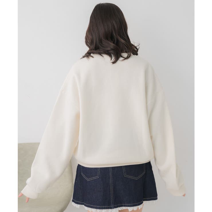 フラワーロゴトレーナー | RETRO GIRL | 詳細画像16 