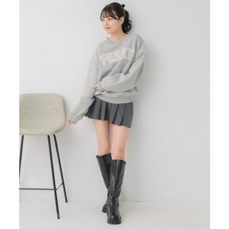 フラワーロゴトレーナー | RETRO GIRL | 詳細画像2 