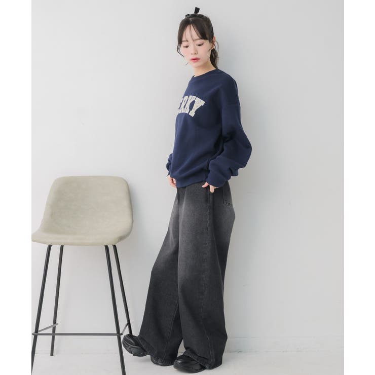 フラワーロゴトレーナー | RETRO GIRL | 詳細画像22 