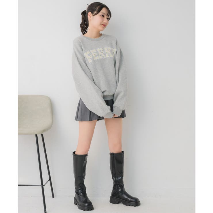 フラワーロゴトレーナー | RETRO GIRL | 詳細画像3 