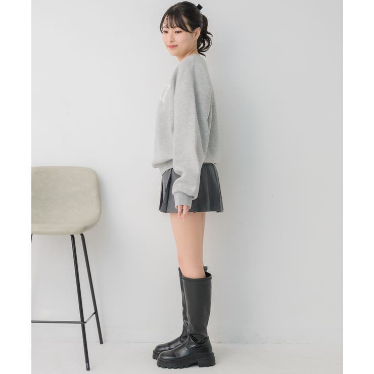 フラワーロゴトレーナー | RETRO GIRL | 詳細画像4 