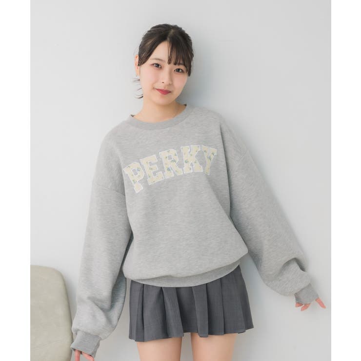 フラワーロゴトレーナー | RETRO GIRL | 詳細画像5 