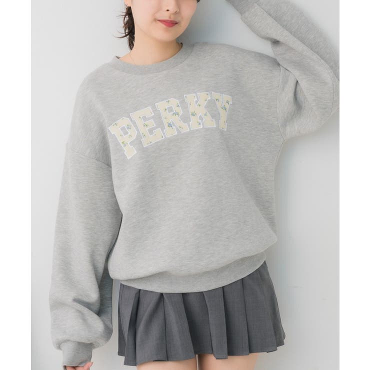 GRY1 | フラワーロゴトレーナー | RETRO GIRL