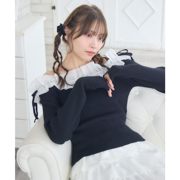 ストラップ付きフリルNTPO | RETRO GIRL | 詳細画像12 