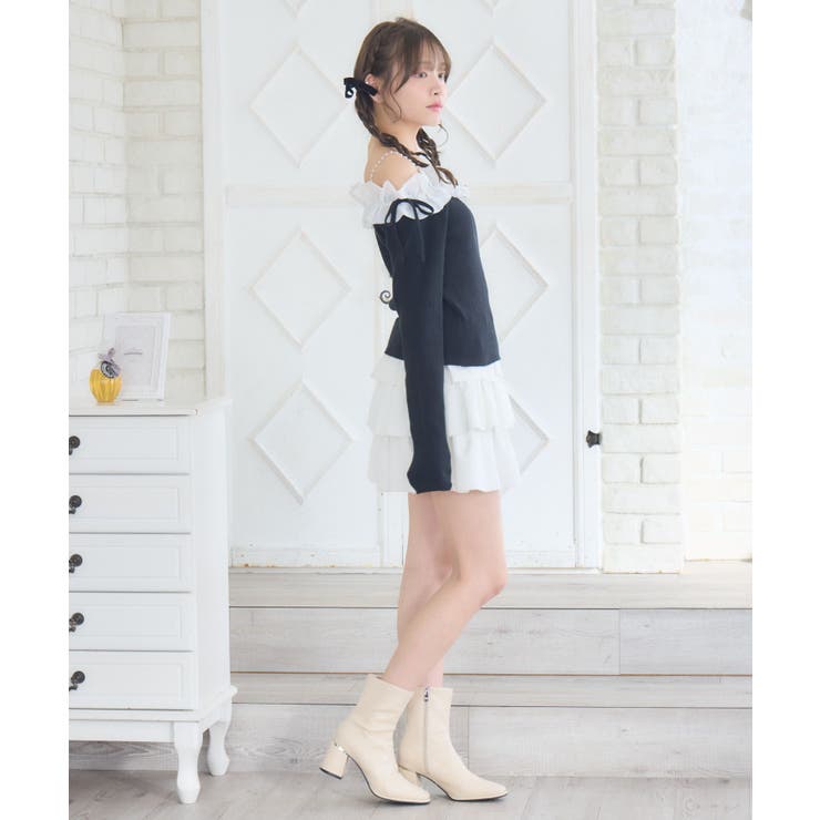 ストラップ付きフリルNTPO | RETRO GIRL | 詳細画像14 