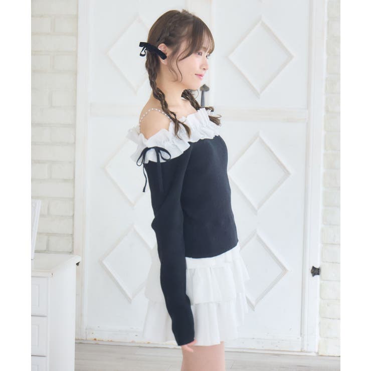 ストラップ付きフリルNTPO | RETRO GIRL | 詳細画像18 