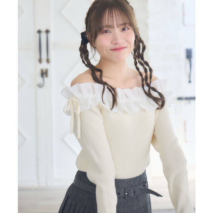 ストラップ付きフリルNTPO | RETRO GIRL | 詳細画像2 