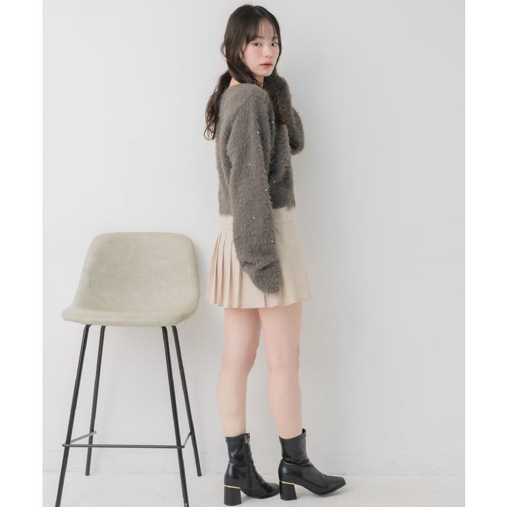 ビジュー付きシャギーカーデ | RETRO GIRL | 詳細画像15 