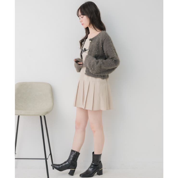 ビジュー付きシャギーカーデ | RETRO GIRL | 詳細画像16 