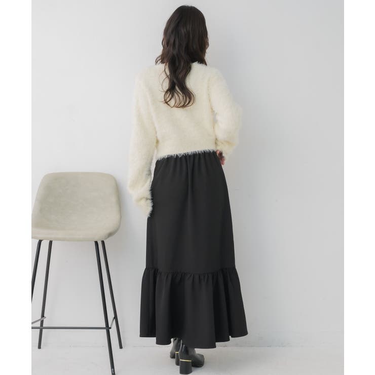 ビジュー付きシャギーカーデ | RETRO GIRL | 詳細画像5 