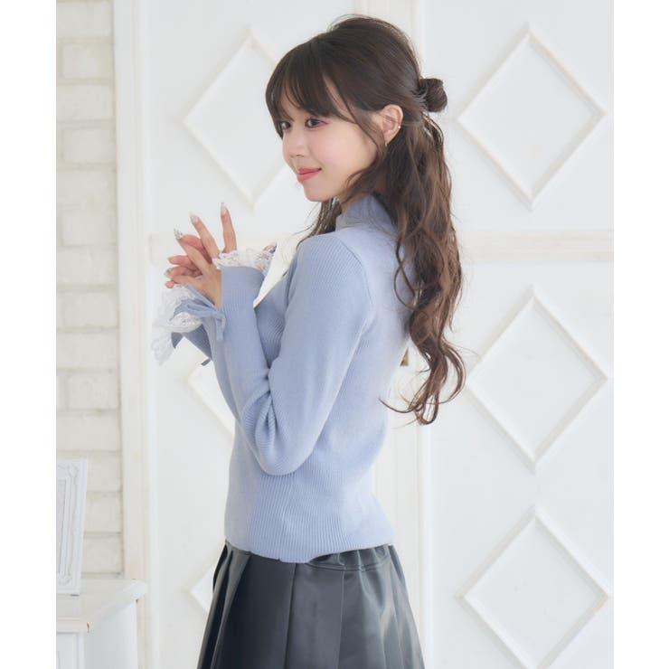袖レースハイネックNTPO | RETRO GIRL | 詳細画像10 