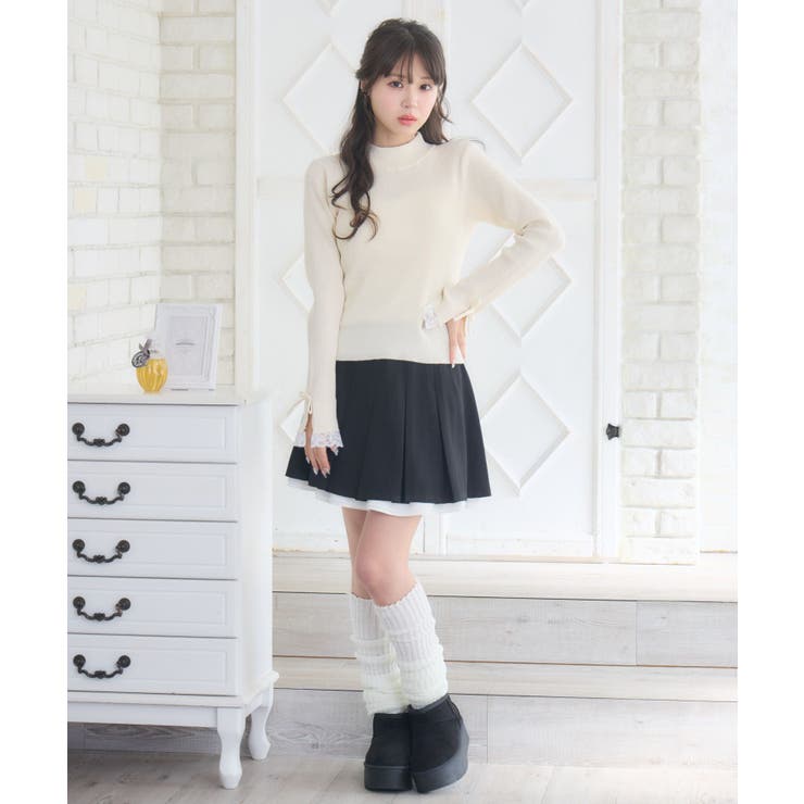 袖レースハイネックNTPO | RETRO GIRL | 詳細画像11 