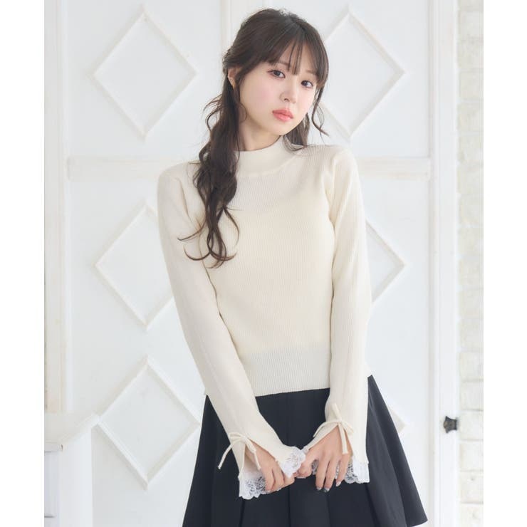 袖レースハイネックNTPO | RETRO GIRL | 詳細画像16 