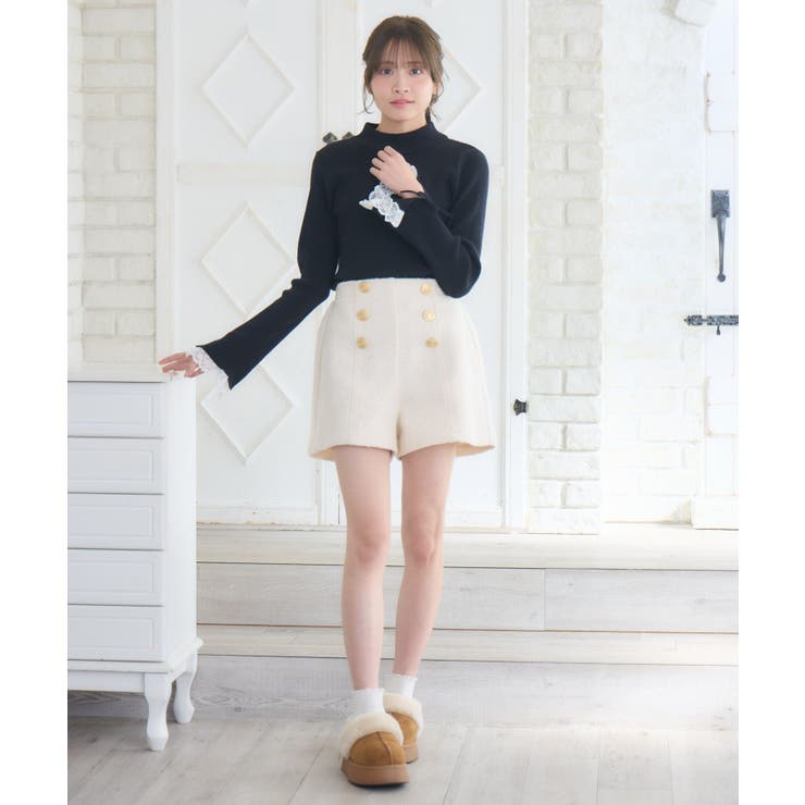 袖レースハイネックNTPO | RETRO GIRL | 詳細画像24 