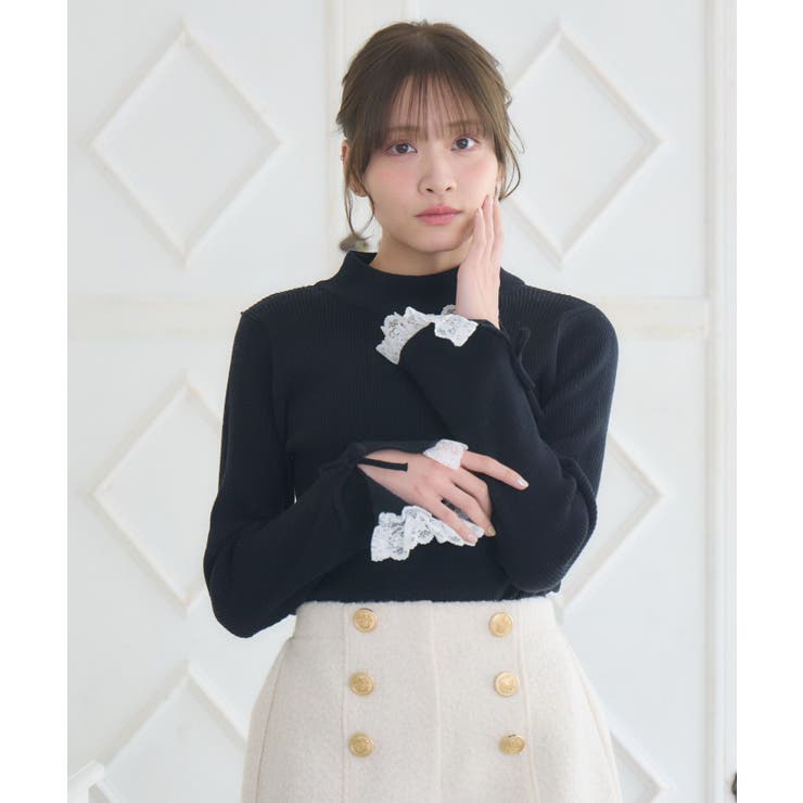 袖レースハイネックNTPO | RETRO GIRL | 詳細画像28 