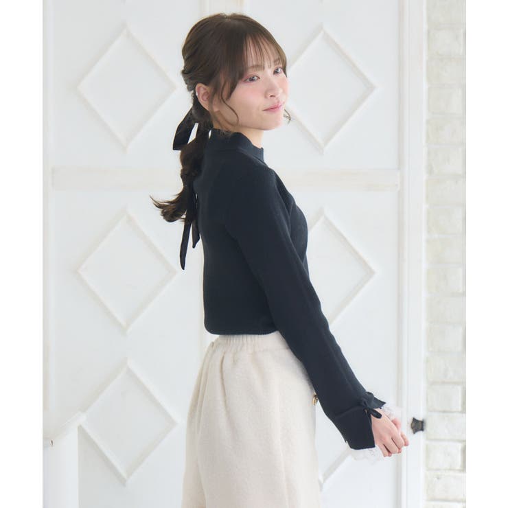 袖レースハイネックNTPO | RETRO GIRL | 詳細画像30 