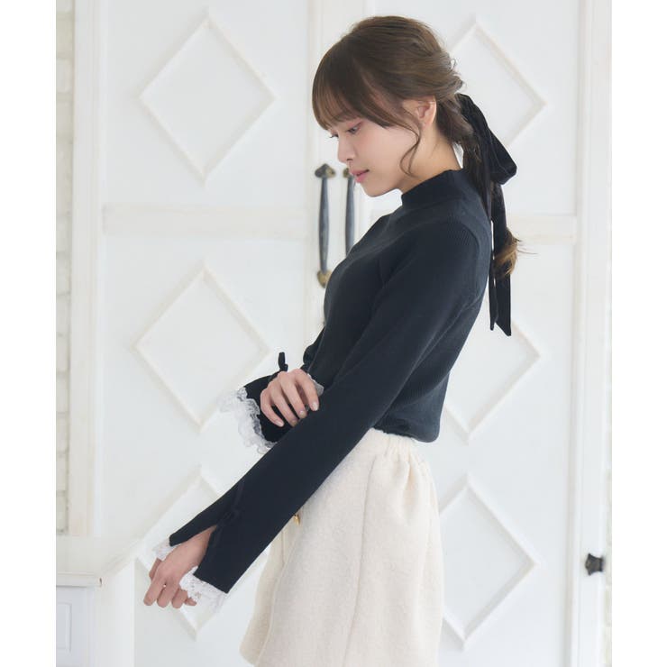 袖レースハイネックNTPO | RETRO GIRL | 詳細画像32 