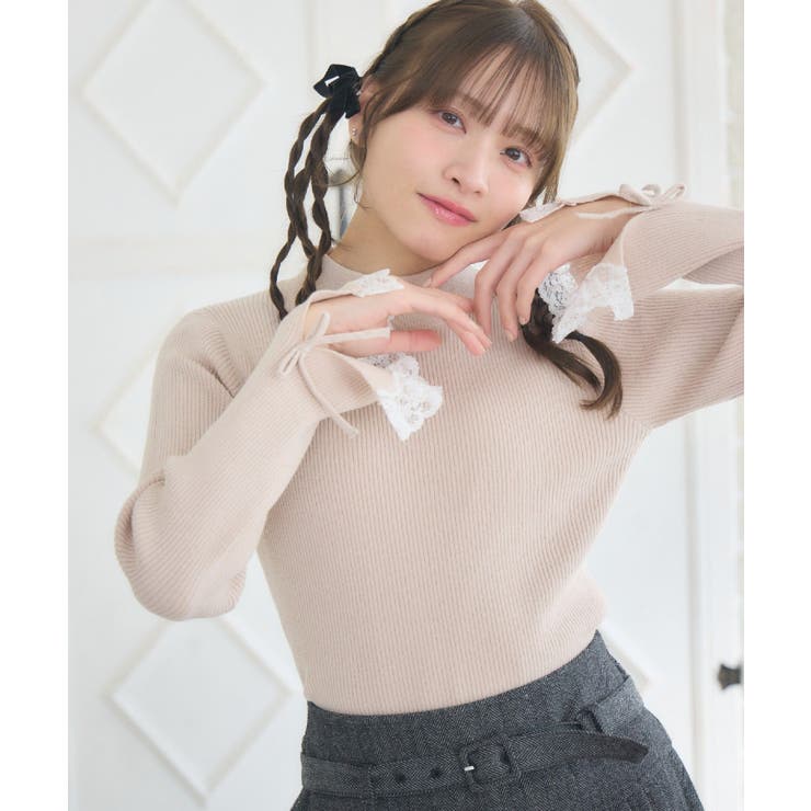 袖レースハイネックNTPO | RETRO GIRL | 詳細画像33 