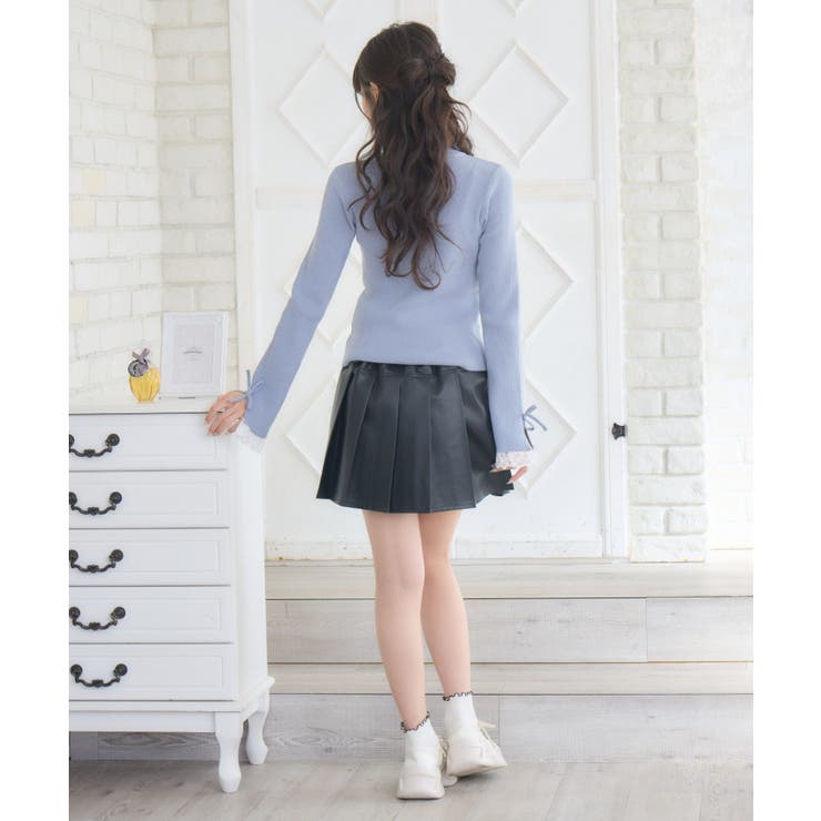 袖レースハイネックNTPO | RETRO GIRL | 詳細画像5 