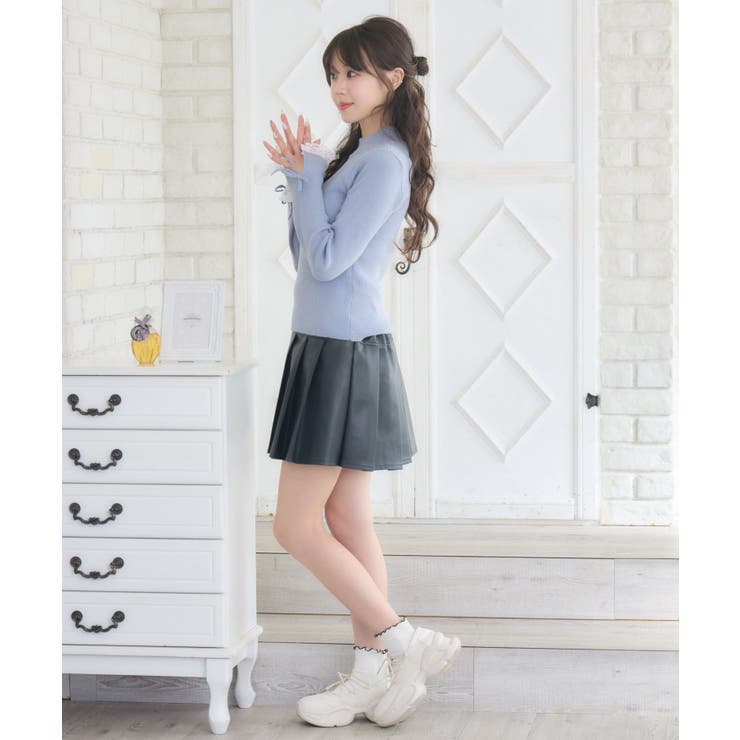 袖レースハイネックNTPO | RETRO GIRL | 詳細画像6 