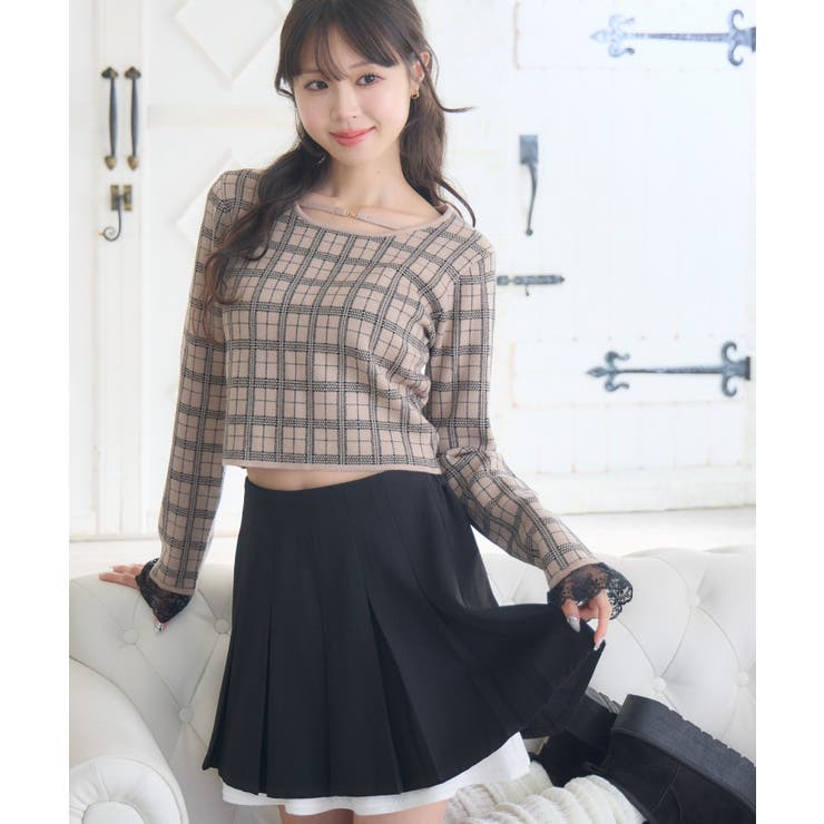 チェックジャガードNTPO | RETRO GIRL | 詳細画像2 