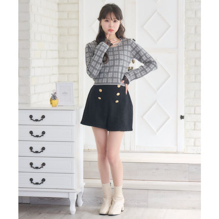 チェックジャガードNTPO | RETRO GIRL | 詳細画像23 