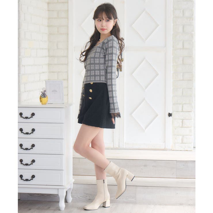 チェックジャガードNTPO | RETRO GIRL | 詳細画像27 