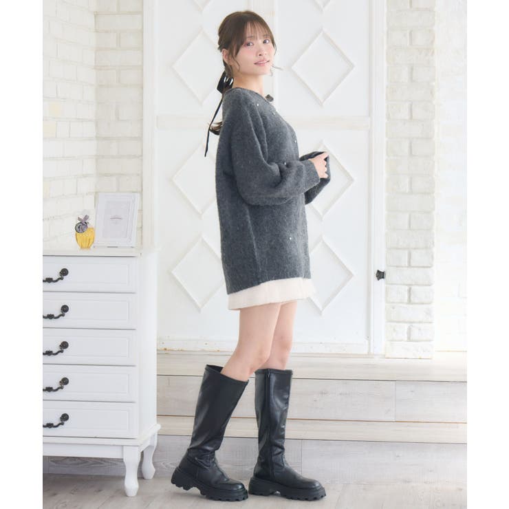 ビジュー付き起毛BIGNT | RETRO GIRL | 詳細画像16 