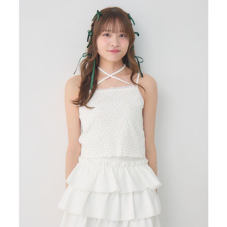 シャギーカーデ＆キャミSET | RETRO GIRL | 詳細画像23 