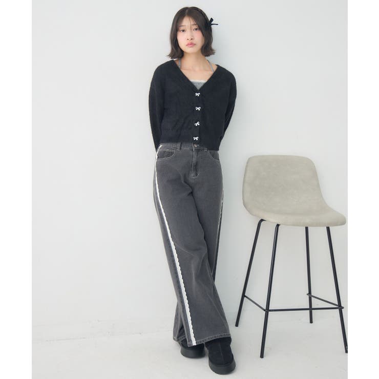 シャギーカーデ＆キャミSET | RETRO GIRL | 詳細画像26 