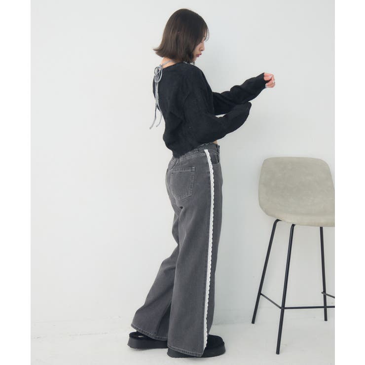 シャギーカーデ＆キャミSET | RETRO GIRL | 詳細画像27 