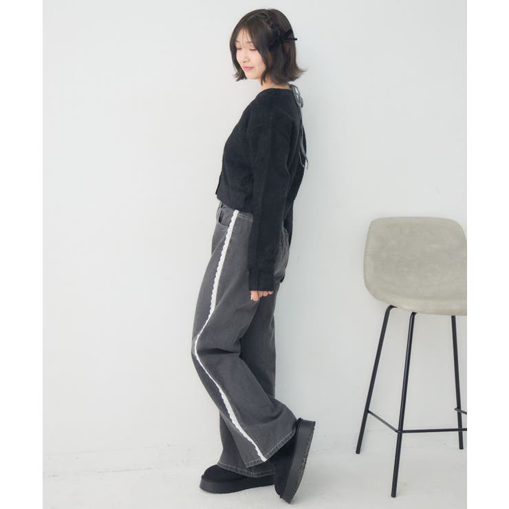 シャギーカーデ＆キャミSET | RETRO GIRL | 詳細画像29 