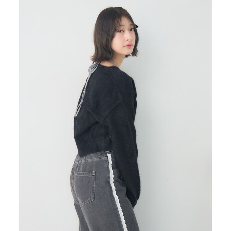 シャギーカーデ＆キャミSET | RETRO GIRL | 詳細画像31 