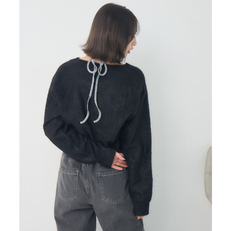 シャギーカーデ＆キャミSET | RETRO GIRL | 詳細画像32 