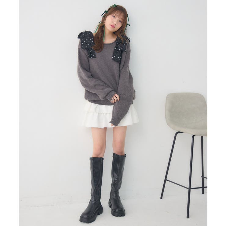 ポコポコ肩リボンNTPO | RETRO GIRL | 詳細画像3 