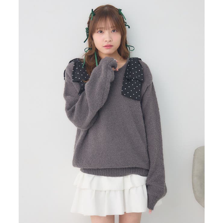 ポコポコ肩リボンNTPO | RETRO GIRL | 詳細画像7 