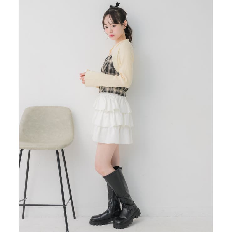 チェックキャミドッキングNT | RETRO GIRL | 詳細画像12 
