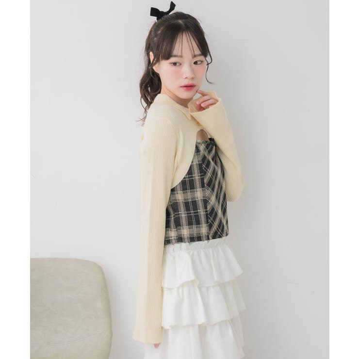 チェックキャミドッキングNT | RETRO GIRL | 詳細画像15 