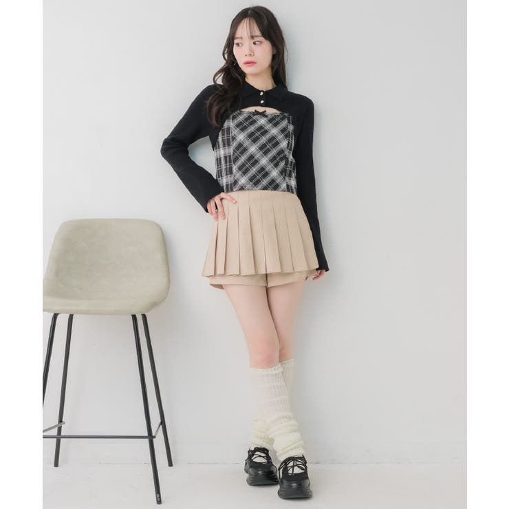 チェックキャミドッキングNT | RETRO GIRL | 詳細画像2 