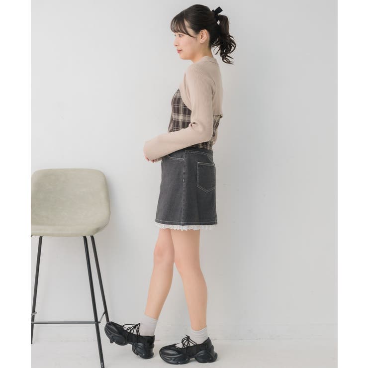 チェックキャミドッキングNT | RETRO GIRL | 詳細画像20 