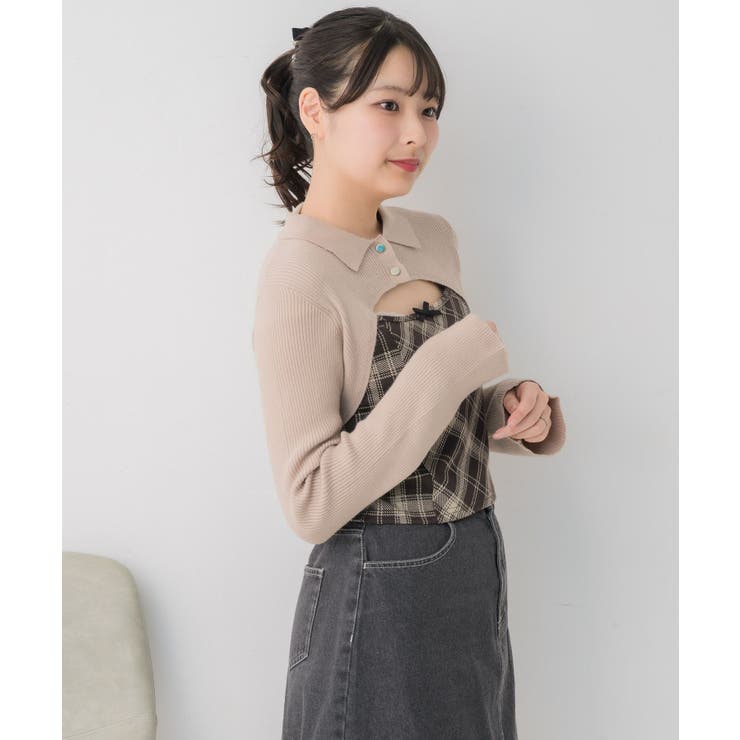 チェックキャミドッキングNT | RETRO GIRL | 詳細画像23 