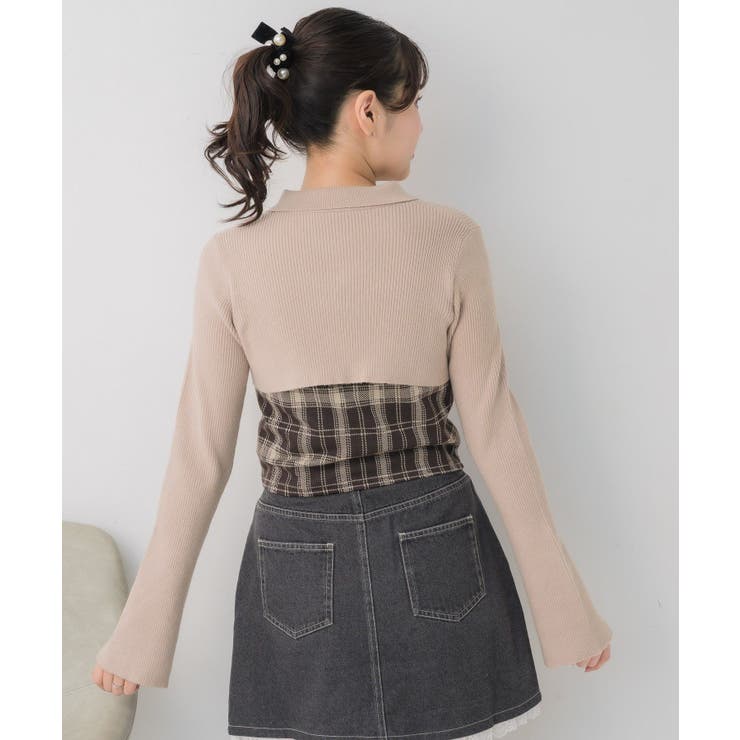 チェックキャミドッキングNT | RETRO GIRL | 詳細画像25 