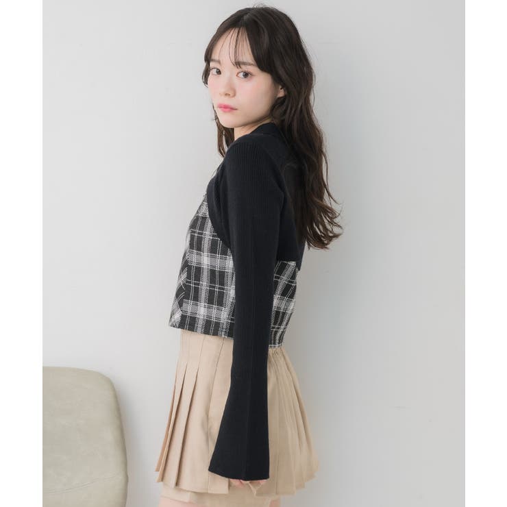 チェックキャミドッキングNT | RETRO GIRL | 詳細画像8 