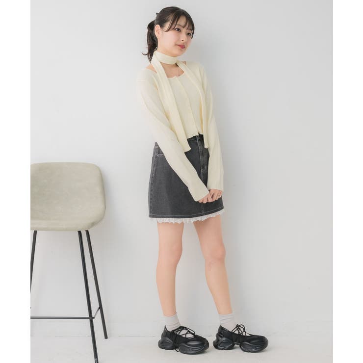 タイ付きリブNTPO | RETRO GIRL | 詳細画像12 