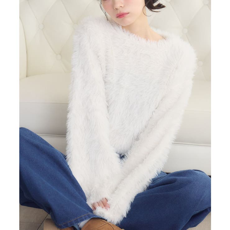 WHT2 | ショートシャギーNTPO | RETRO GIRL