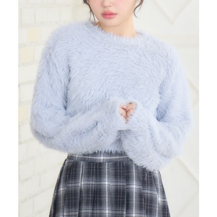 BLU0 | ショートシャギーNTPO | RETRO GIRL