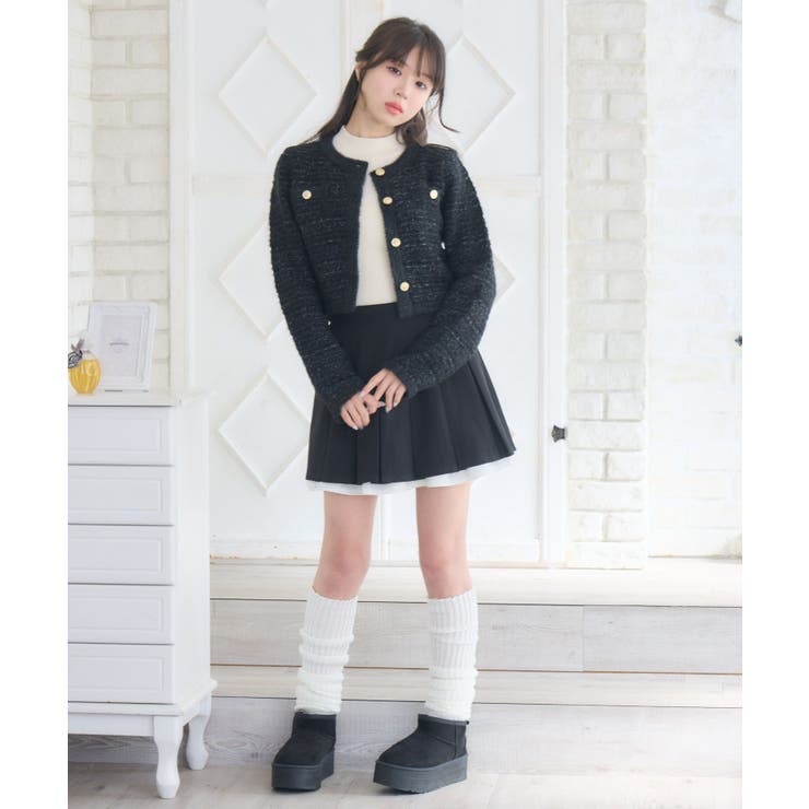 ツイード風ヴィンテージカーデ | RETRO GIRL | 詳細画像12 