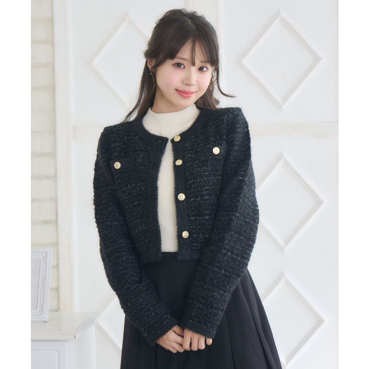 ツイード風ヴィンテージカーデ | RETRO GIRL | 詳細画像17 