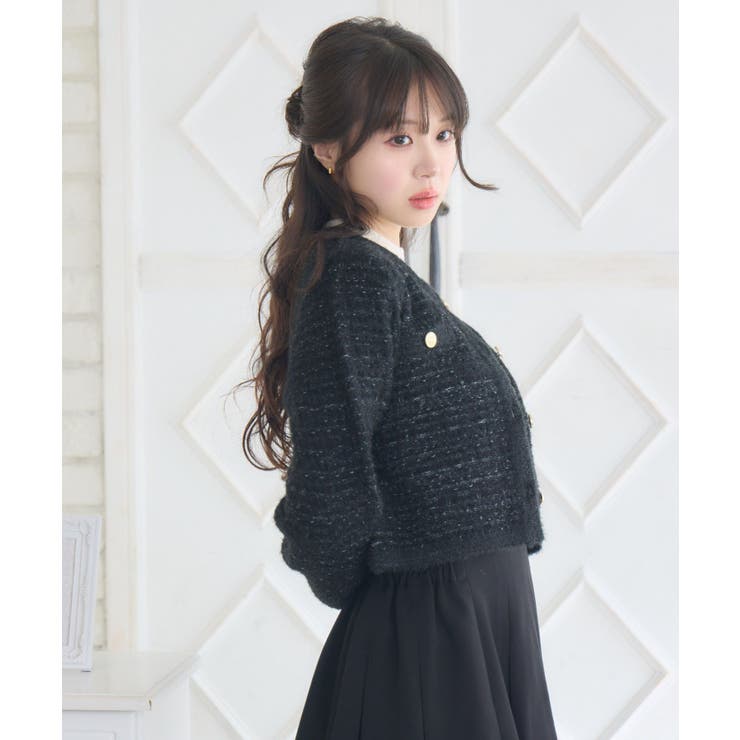 ツイード風ヴィンテージカーデ | RETRO GIRL | 詳細画像18 